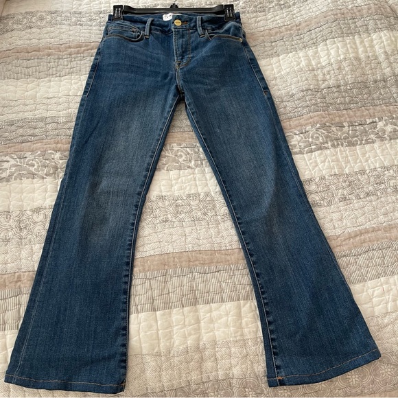 Frame Denim Le Crop Mini Boot flare Jeans Women’s Size 25 - Picture 6 of 13